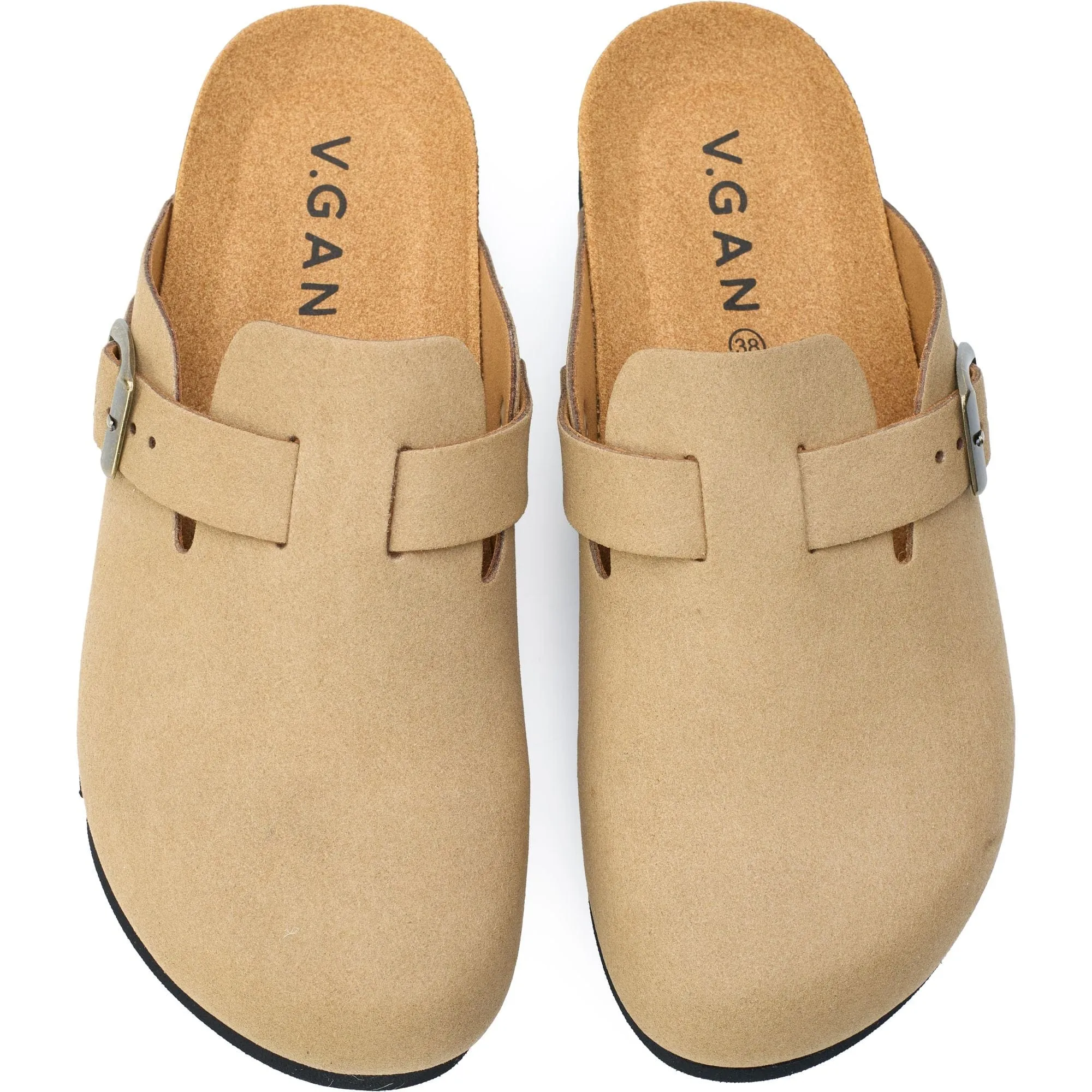 Taro Comfort Women's Vegan Footbed Slippers | Beige