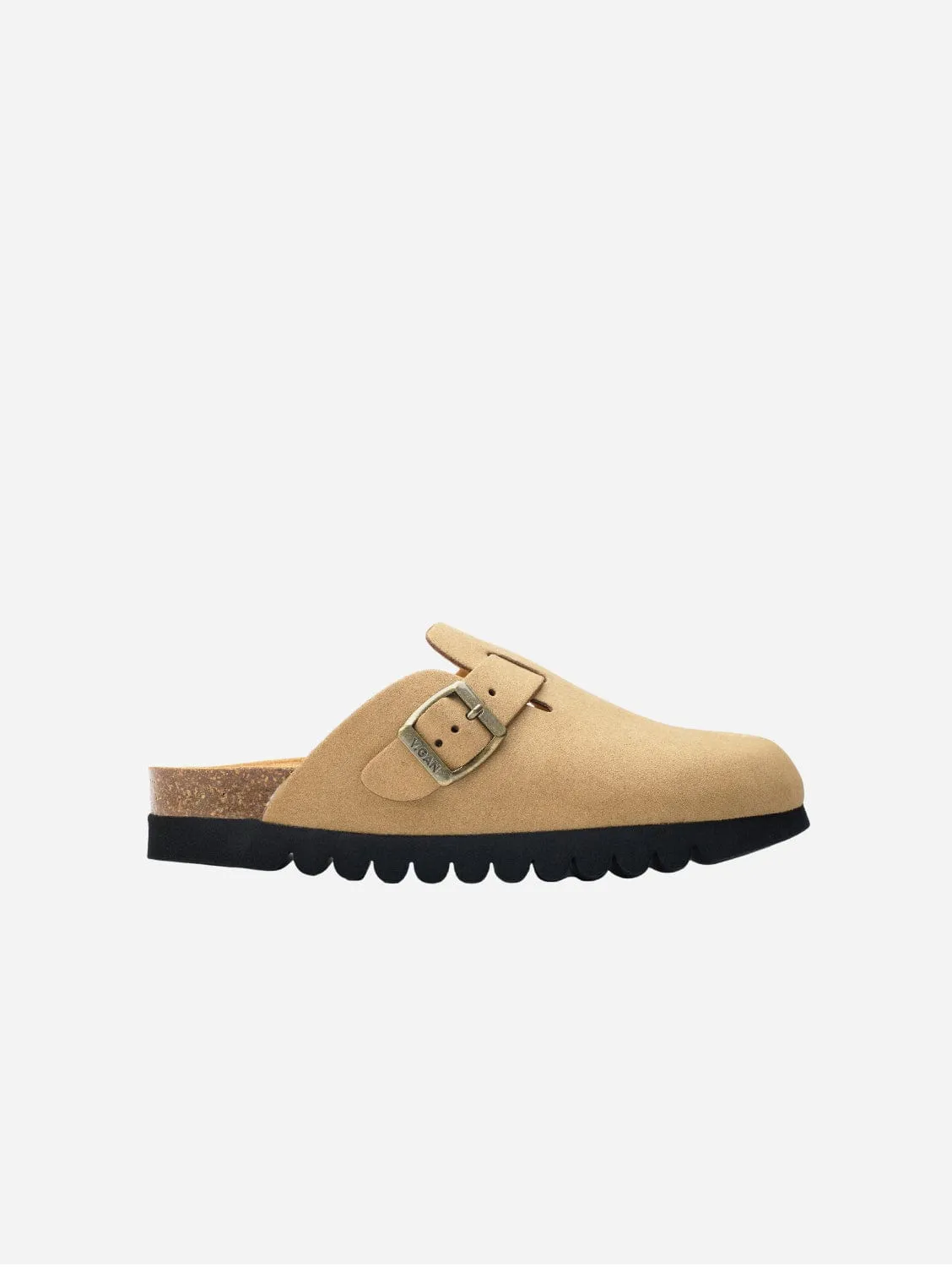 Taro Comfort Women's Vegan Footbed Slippers | Beige