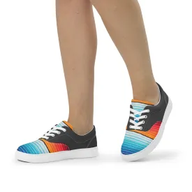 TCB Dark Serape lace up shoes