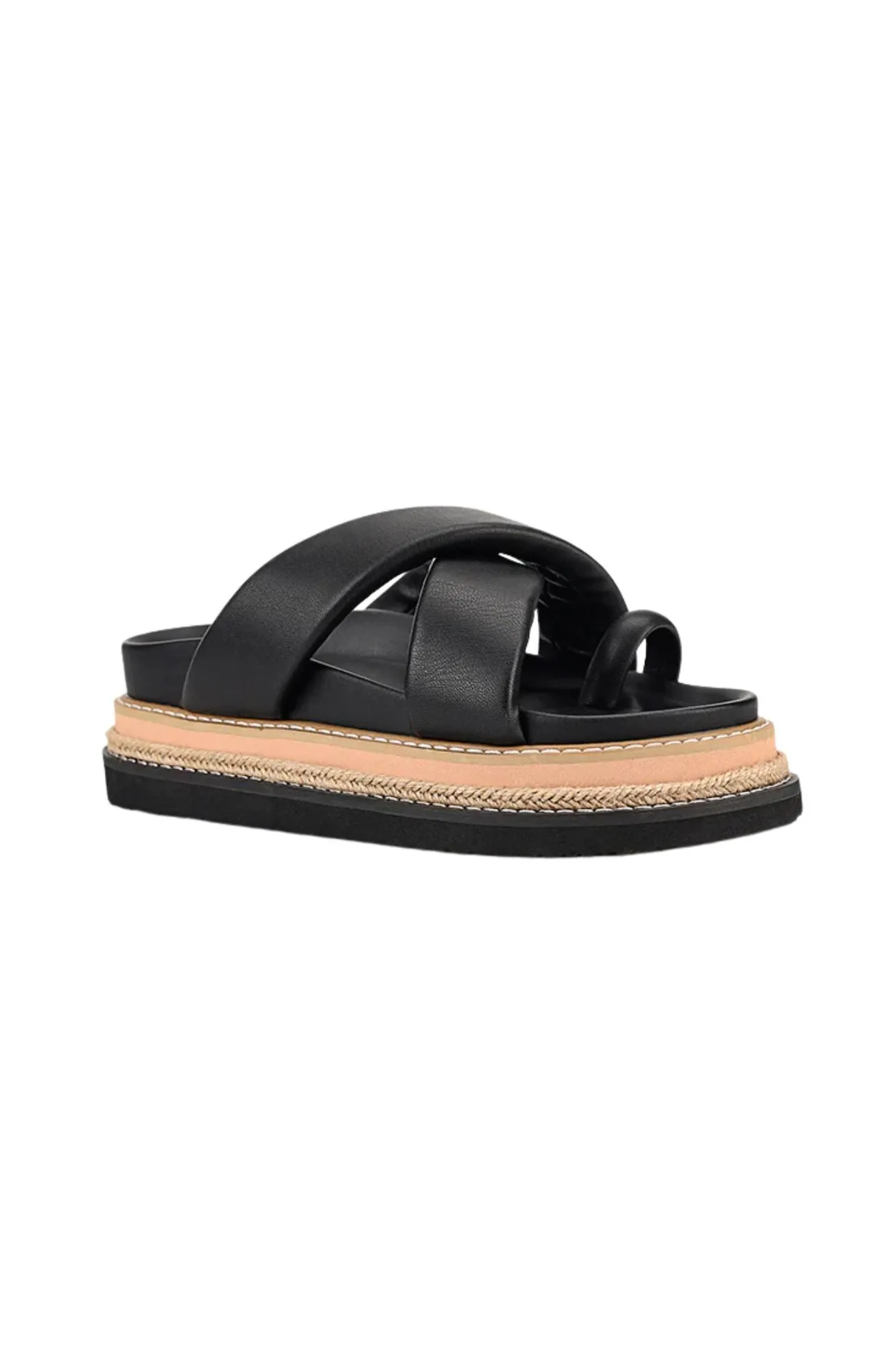 Thelma Flatform Slides Black