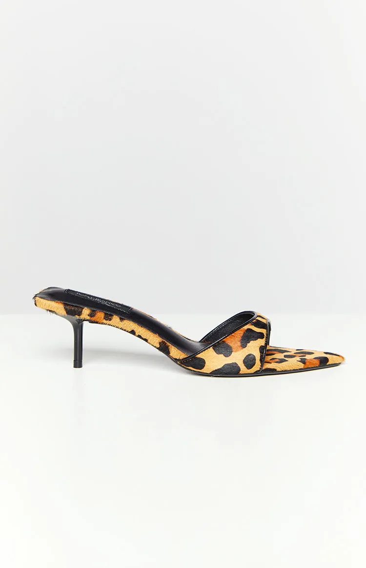 Tony Bianco Leopard Pony Heels