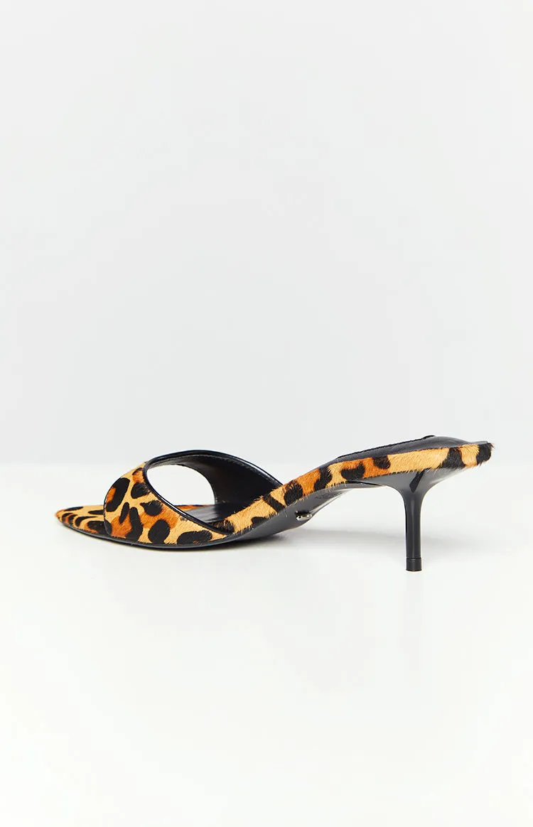 Tony Bianco Leopard Pony Heels