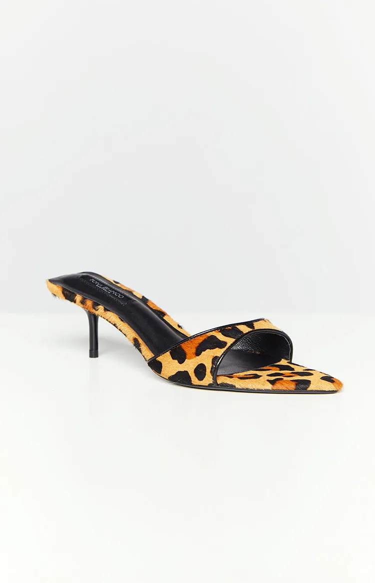 Tony Bianco Leopard Pony Heels