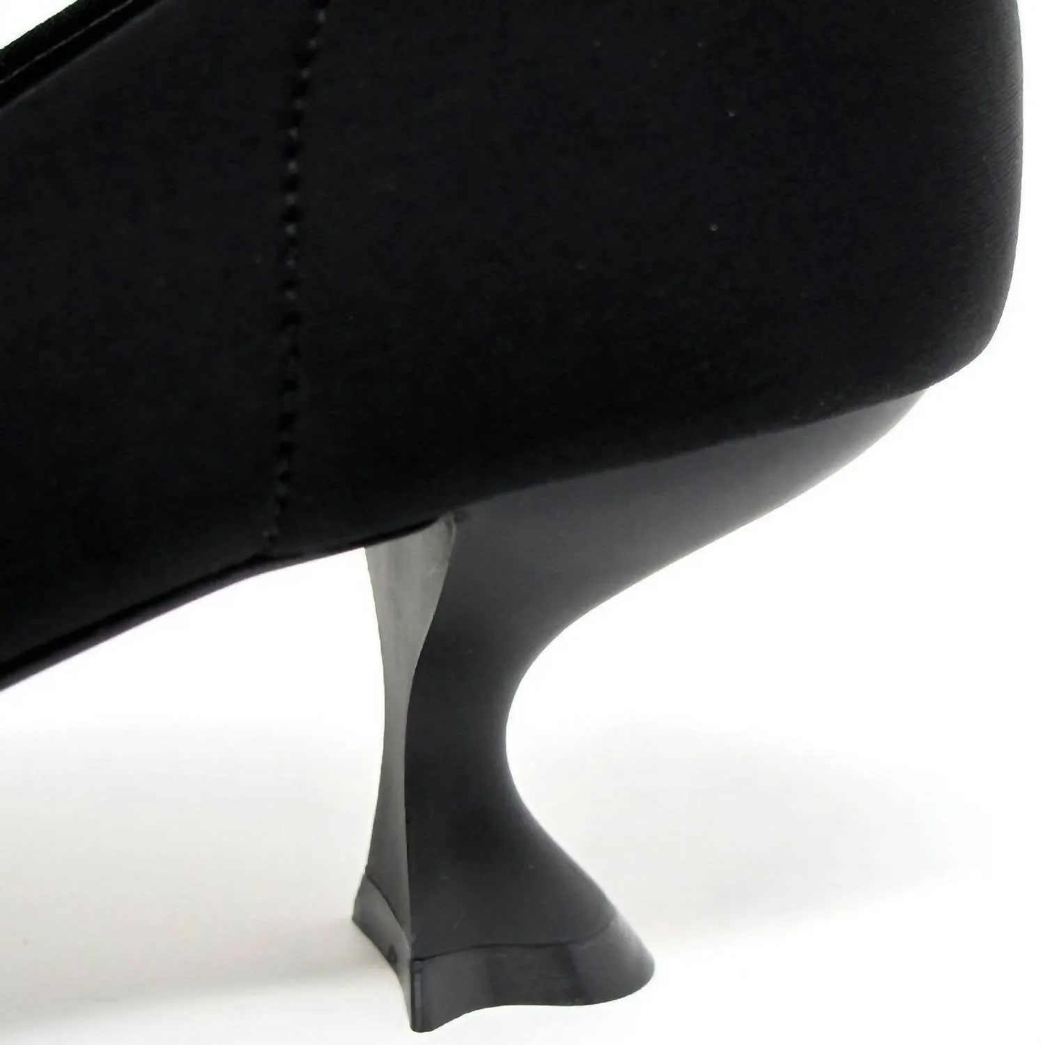 Totem Heel in Black Neoprene