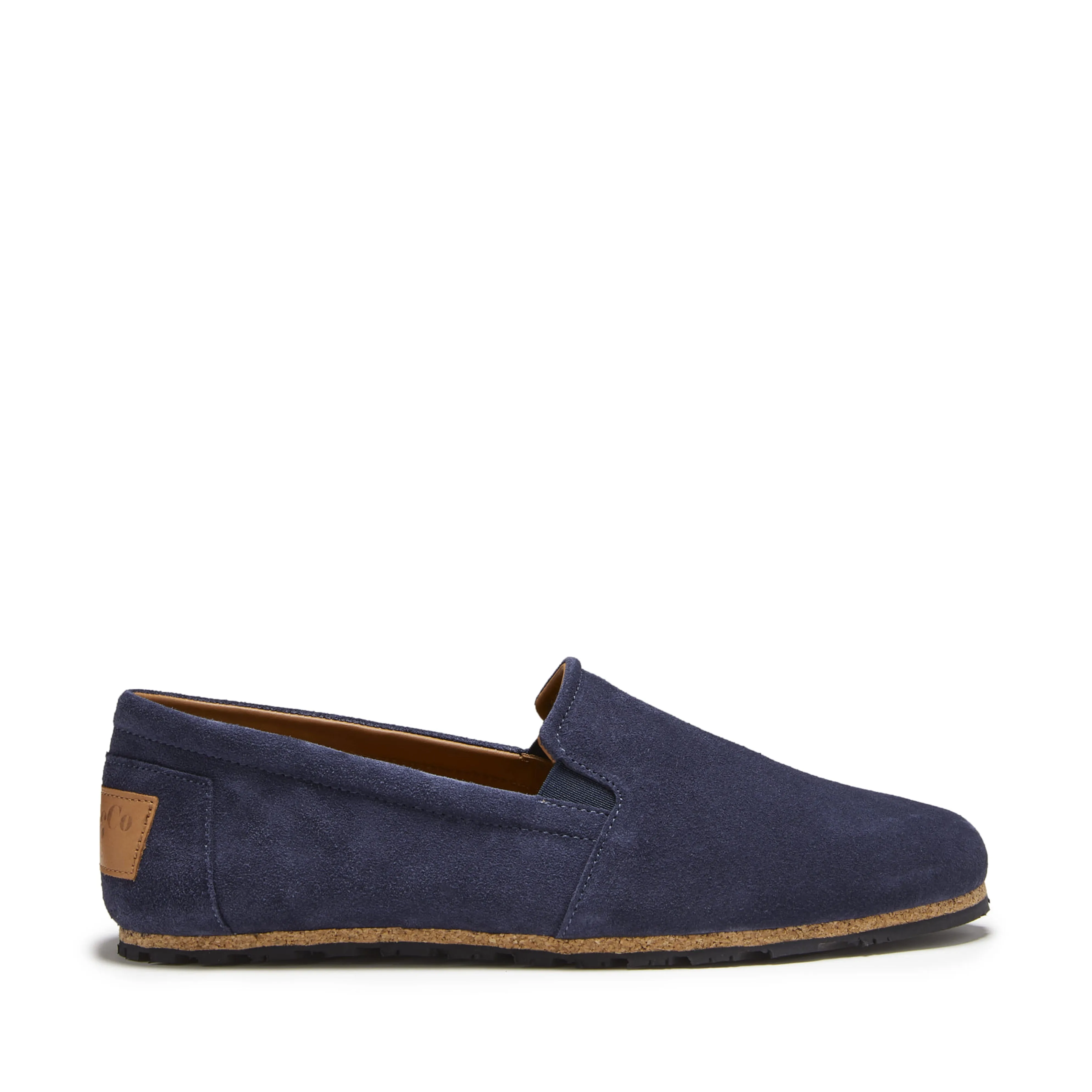 Tyre Sole Espadrilles, navy blue suede