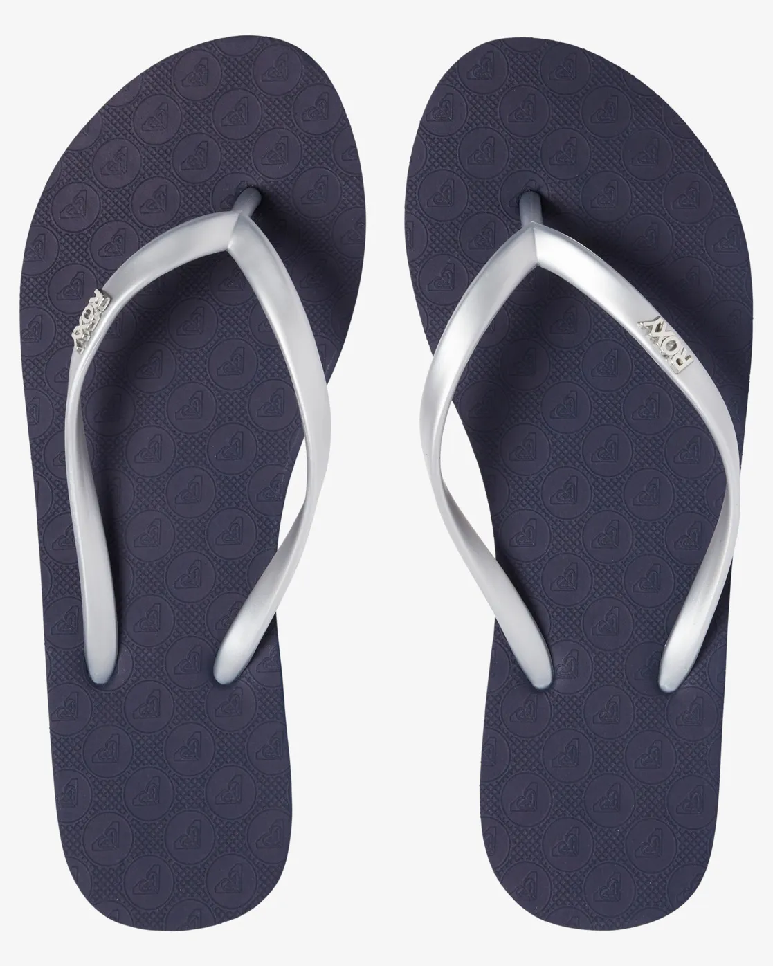 Viva Tone II Flip Flops in Silver