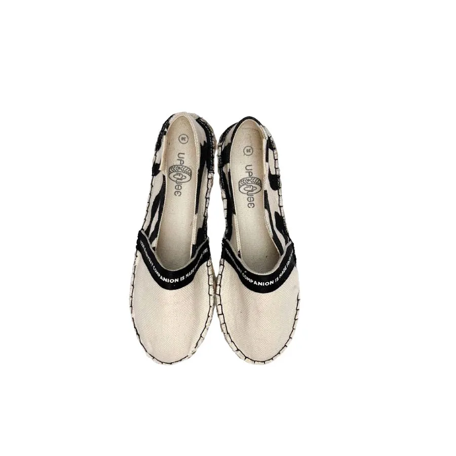 White Confetti Espadrille