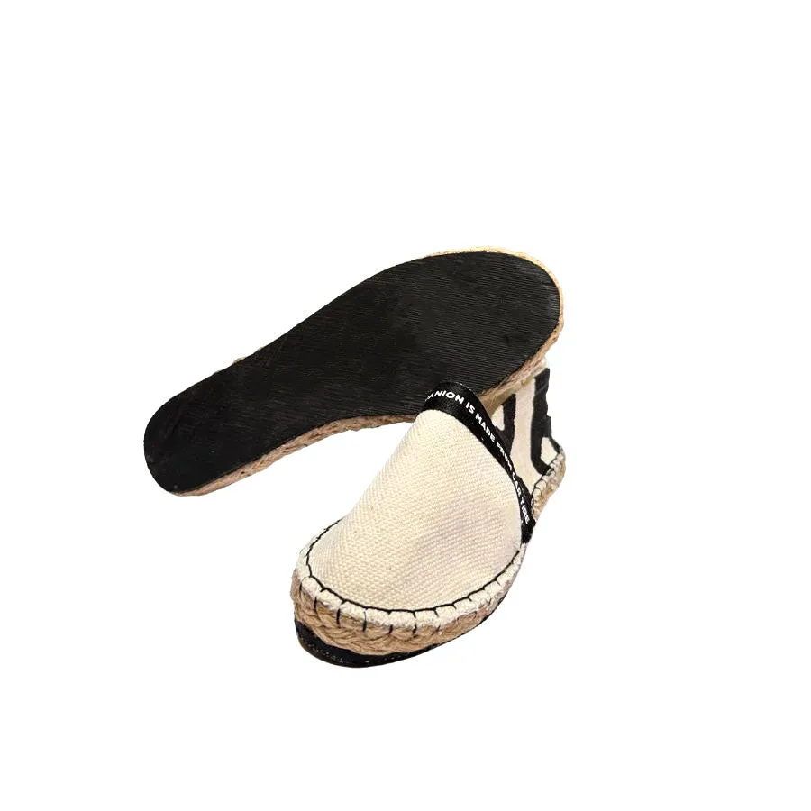 White Confetti Espadrille