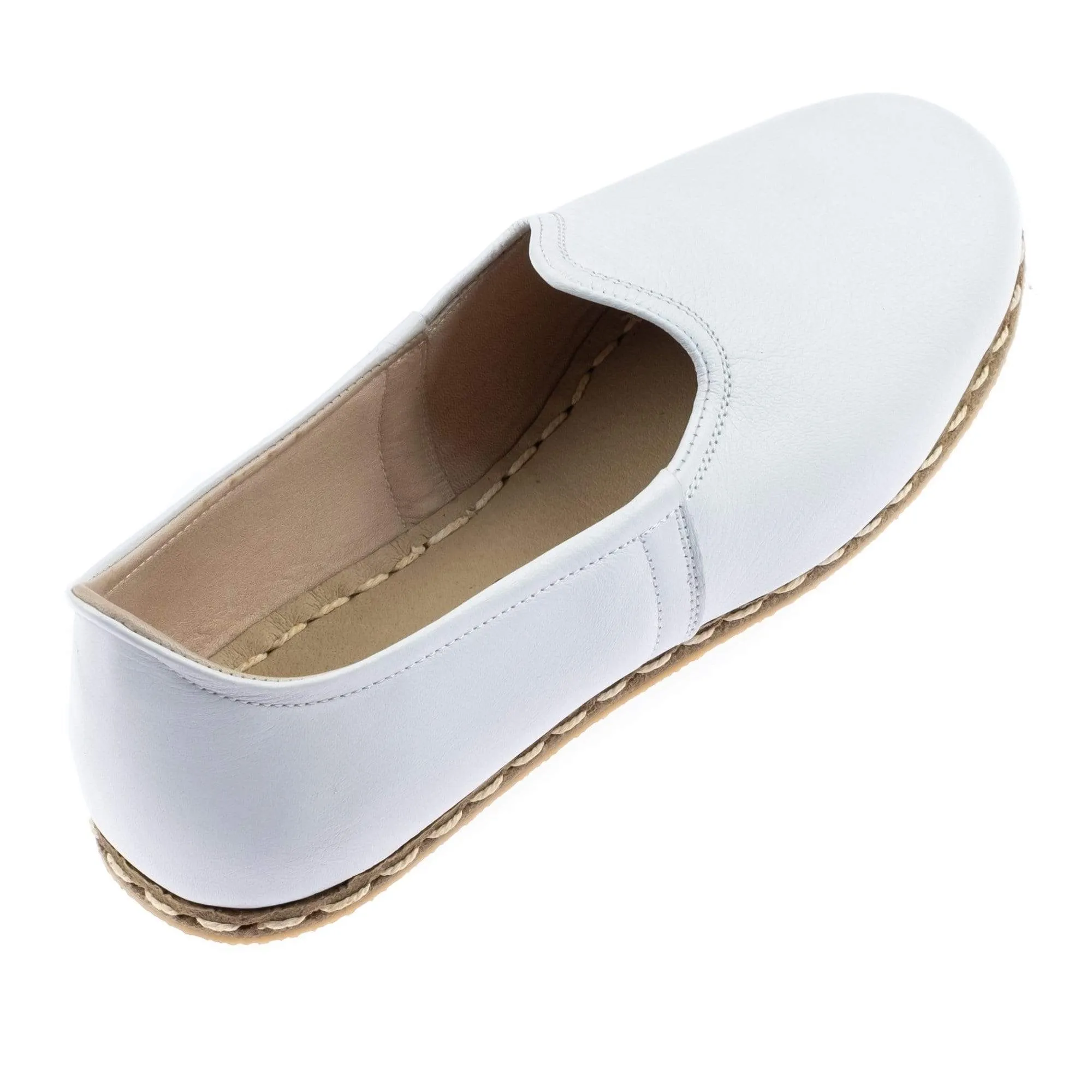 Women's White Slip On Shoes