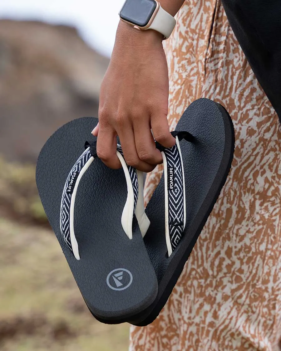 Yogi Flip Flops in Black