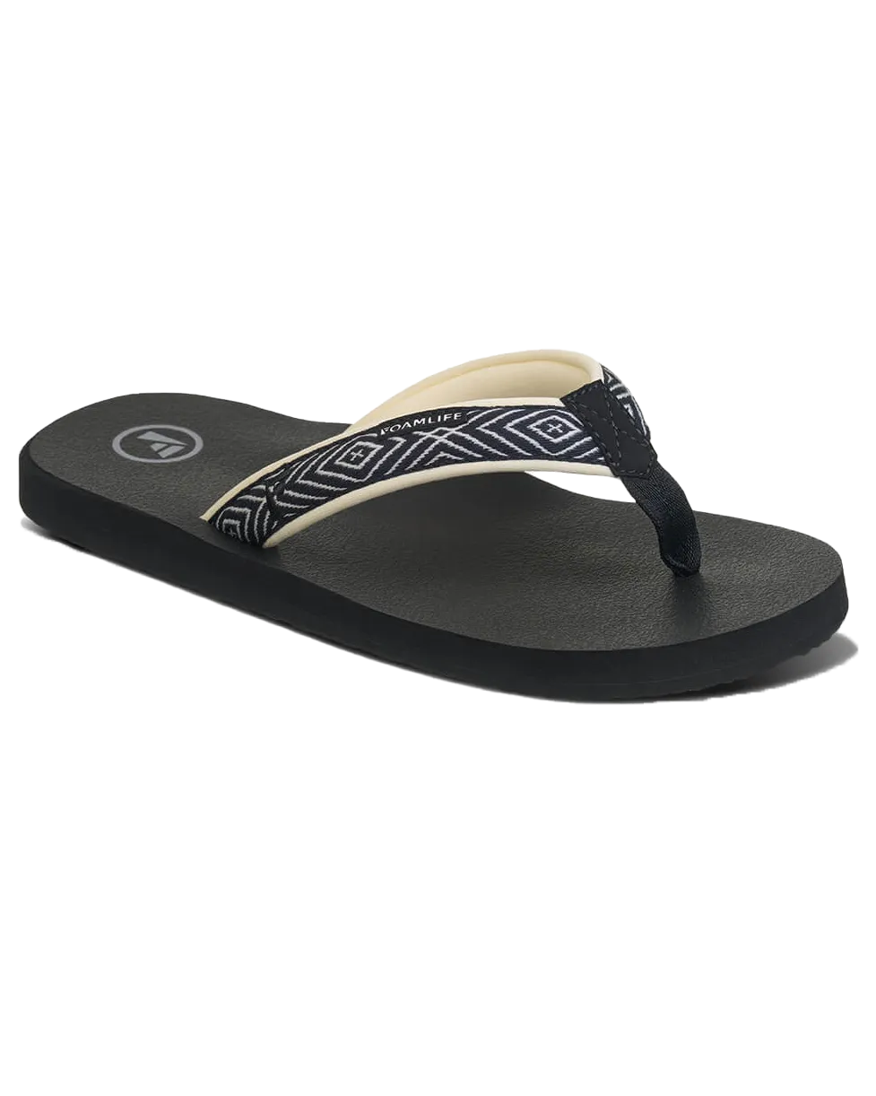 Yogi Flip Flops in Black